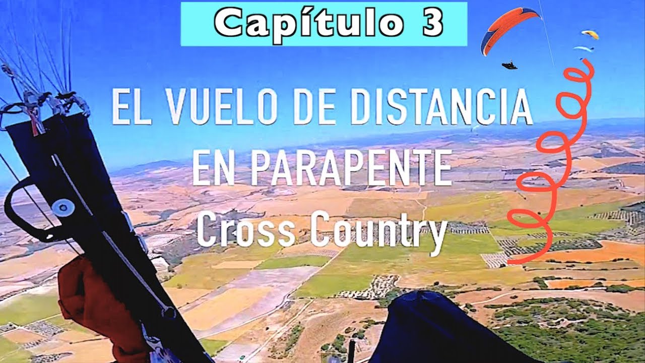 EL VUELO DE DISTANCIA EN PARAPENTE (CAPITULO 3)-BUSCAR TERMICAS EN EL LLANO Y MAS -English subtitles