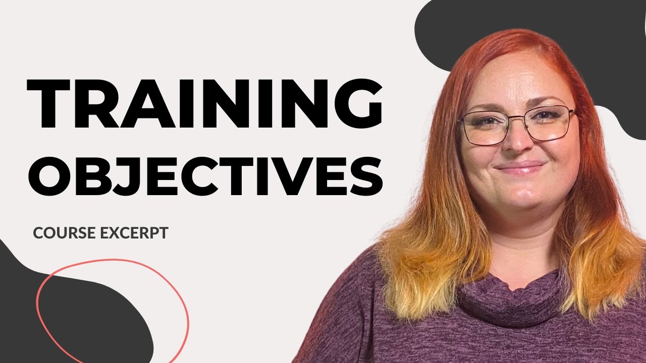 Setting Training Objectives