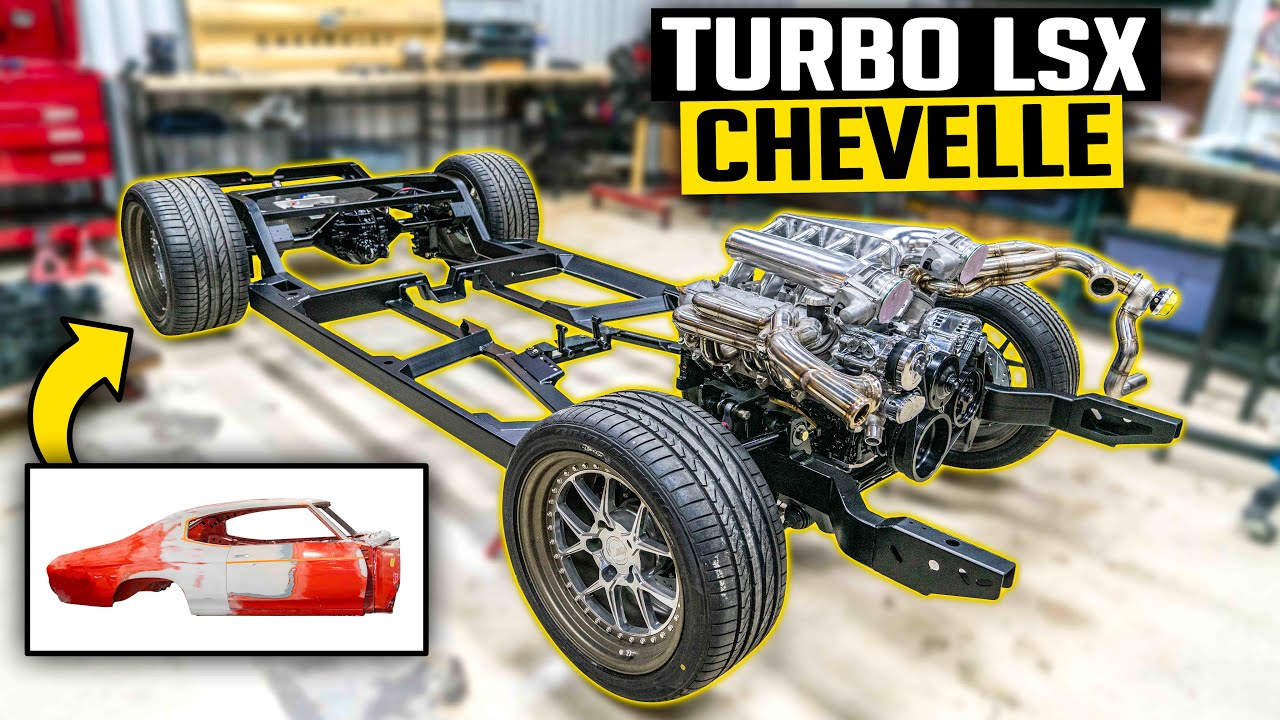 Шасси Chevelle Roadstershop с двумя турбонагнетателями LSX Swapped, переборка — Turbo Chevelle, э...