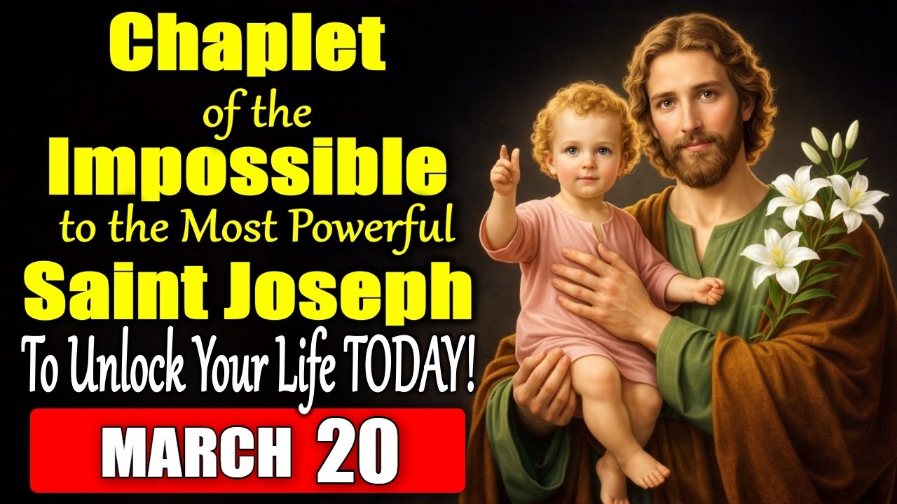 🔑 ST. JOSEPH’S KEY - The Chaplet to UNLOCK Your Financial Miracle Today 🙏