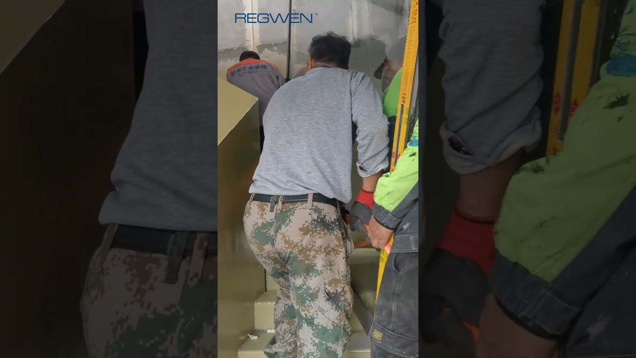 Glass Handling on Site | Aluminum Window Project