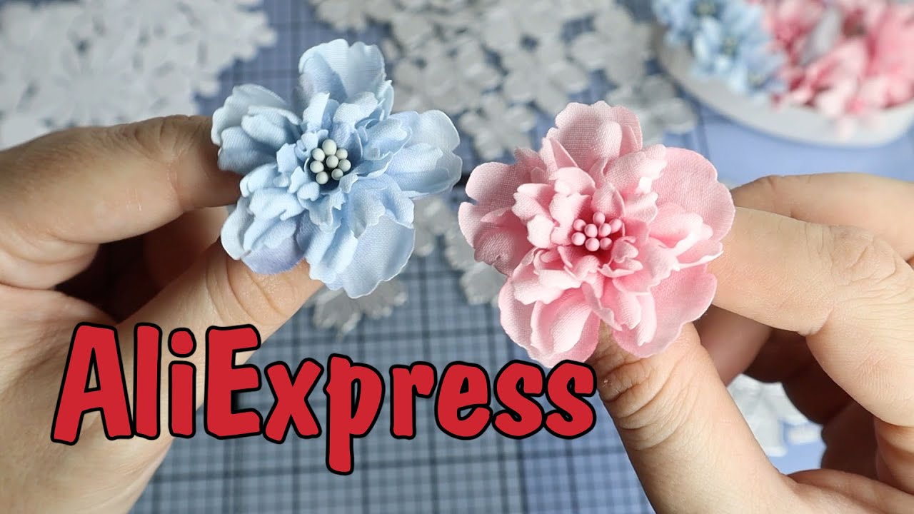 Покупки с AliExpress/ Много цветочков и листочков/ Скрапбукинг