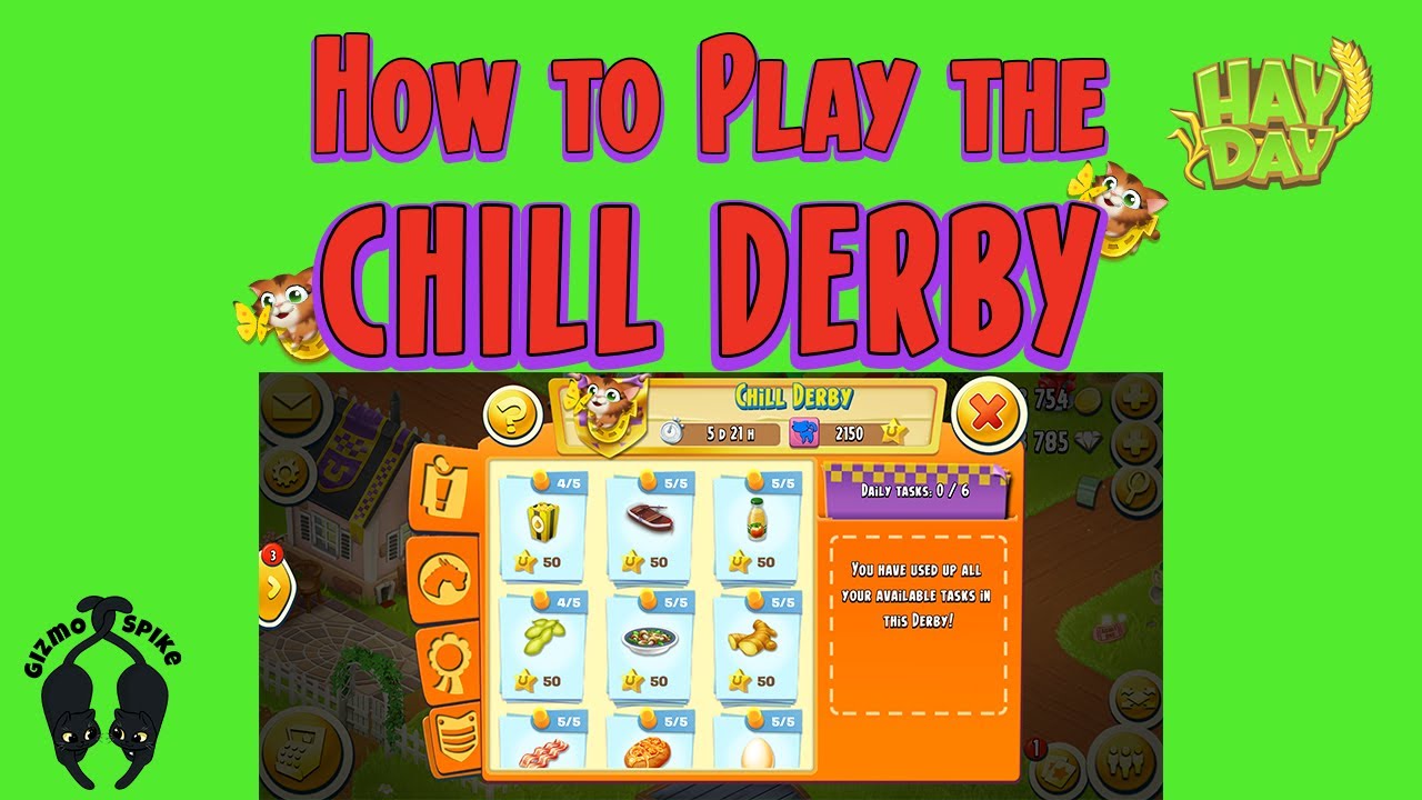 Hay Day-How to Play the CHILL DERBY!! Chill Derby Tutorial!
