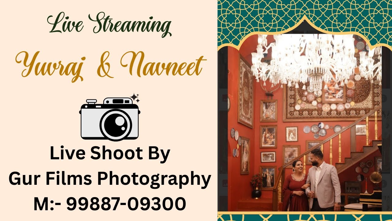 Yuvraj Weds Navneet // Live Streaming By:- Gur Films Photography M:- 99887-09300