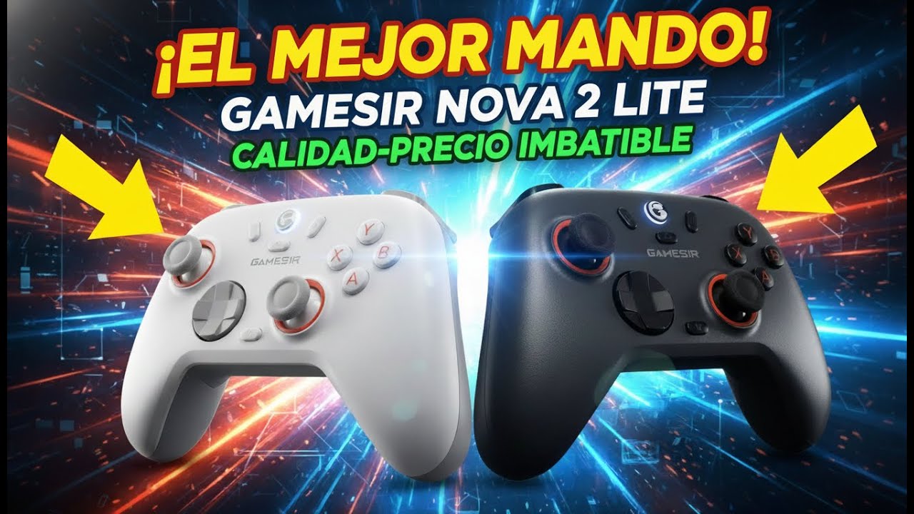 GameSir Nova 2 Lite - BARATO y Compatible con Switch 2, iOS/Android y PC