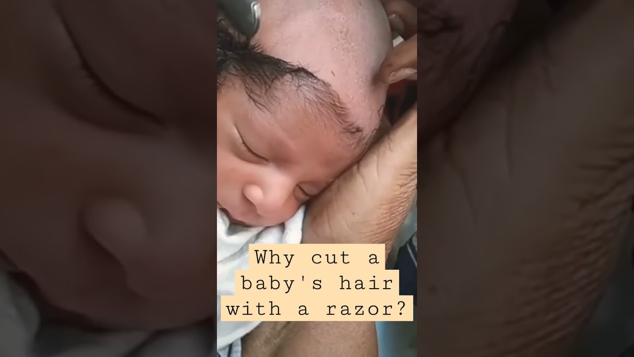 Why cut a baby's hair with a razor? #barber #barberlife  #hairstyle #france  #lyon #barbershop