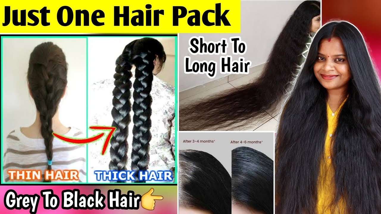 😍 My Favorite🤫Try this Hair pack to Get Hair growth, Thickness & Natural Black @Jegatheesmeena