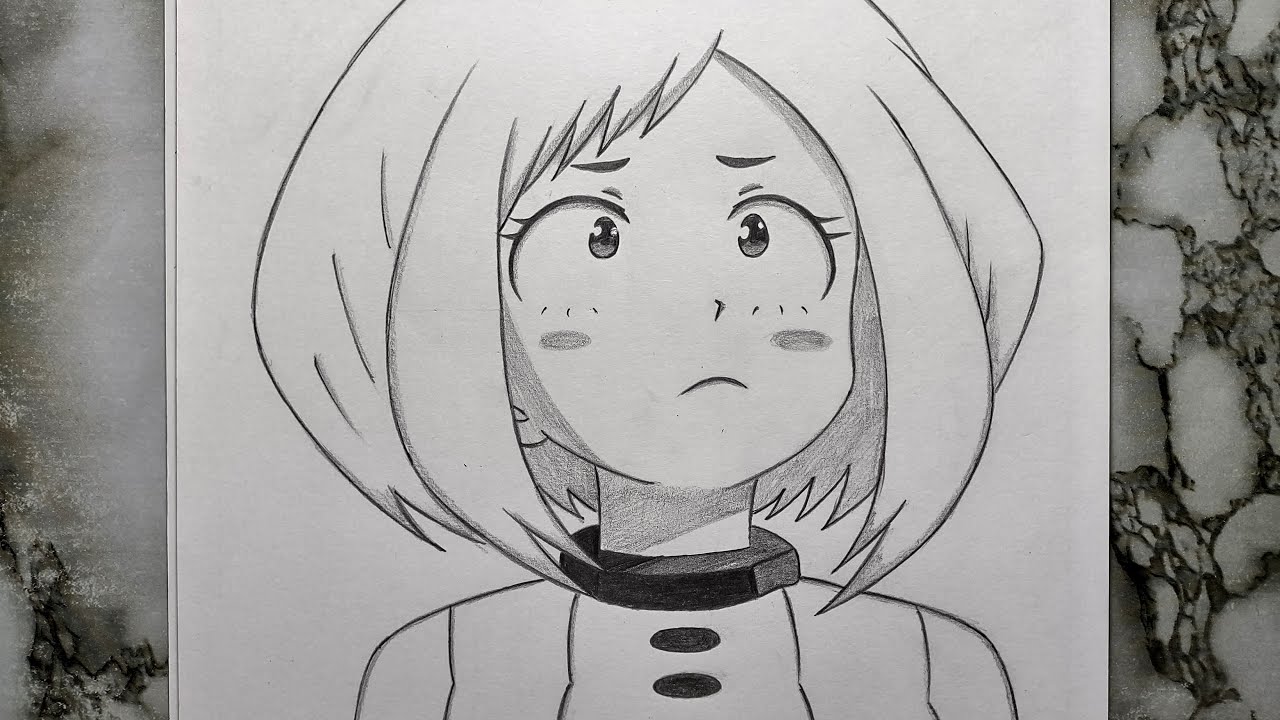كيف ترسم اوراراكا خطوة بخطوة للمبتدئين | رسم اوراراكا من انمي بوكو نو هيرو