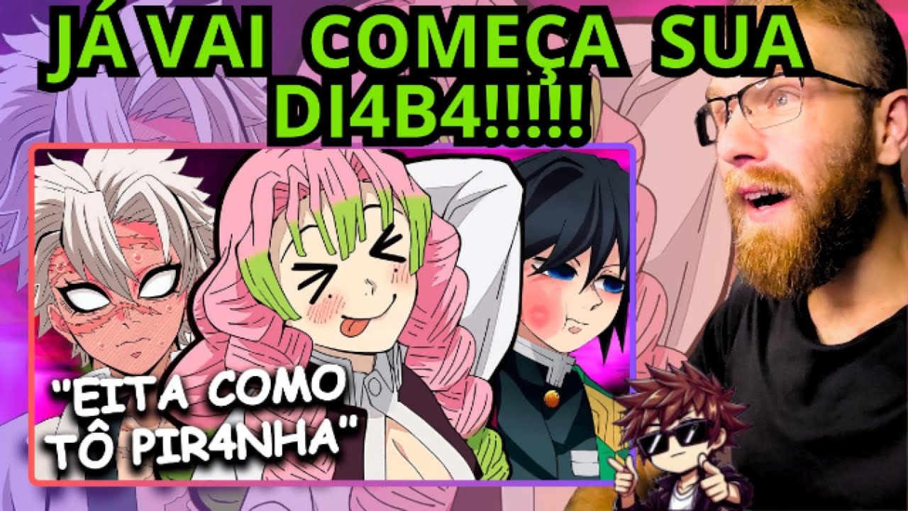 1 VIRGEM VS 8 HASHIRAS | KIMETSU NO YAIBA ( PARÓDIA / REDUBLAGEM ) REACT
