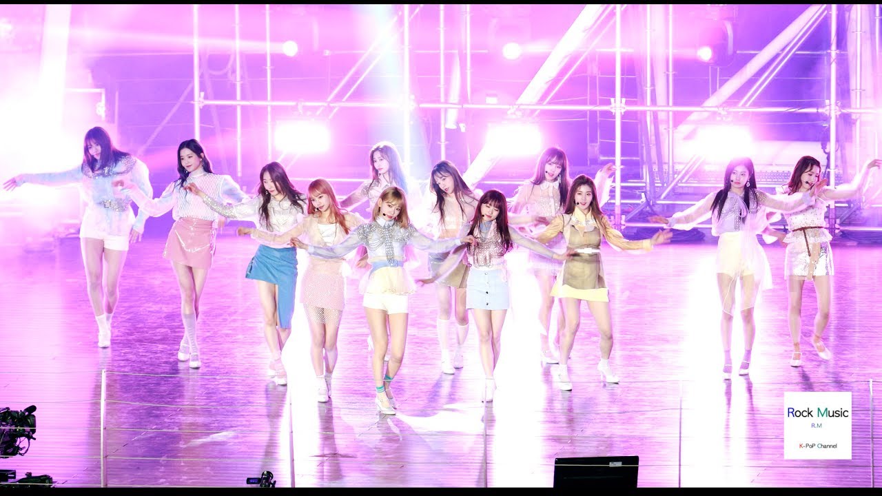 아이즈원 IZ*ONE 라비앙로즈 + 하늘 위로 + 비올레타 4K 60P 직캠 190402