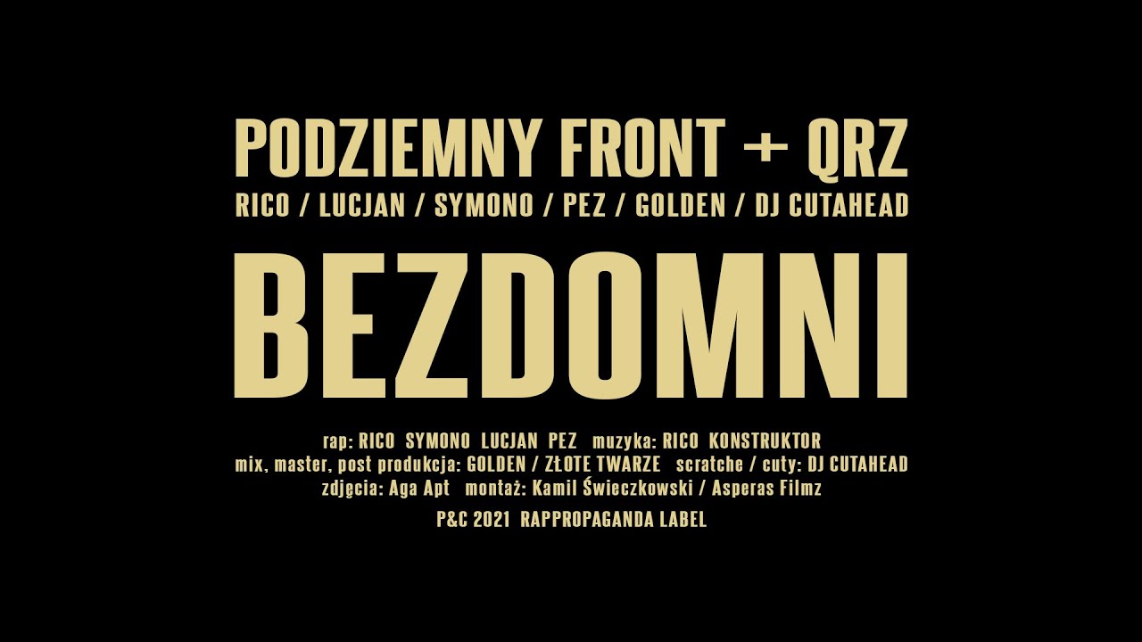 Podziemny Front - Bezdomni + QRZ