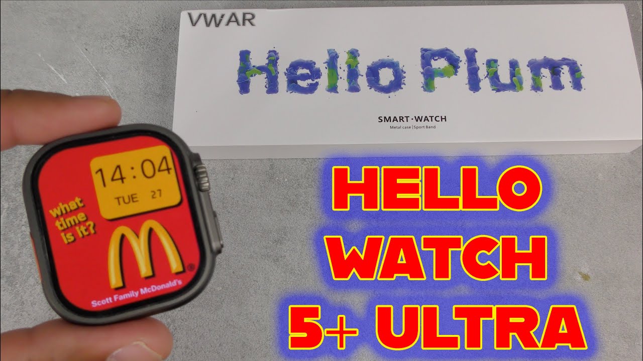 NEW & IMPROVED Hello Watch 5+ Ultra 2025 Smartwatch: Unboxing & Review