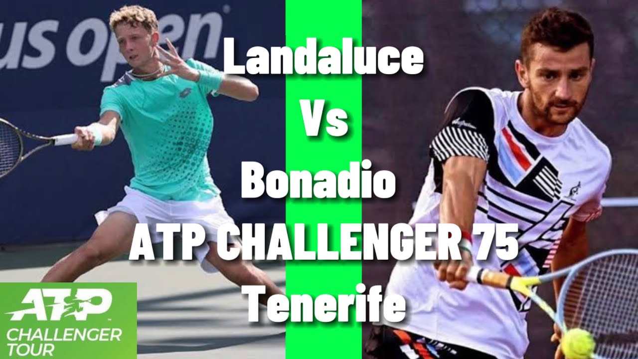 17 year old Landaluce vs Banadio! (R1) ATP CHALLENGER 75 Tenerife!