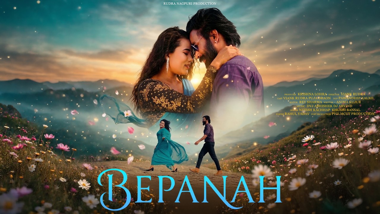 BEPANAH TEASER // VIANK RUDRA & PUJA ORAON //  ROMANTIC LOVE STORY // NITESH KACHHAP // KHUSHI BANAL