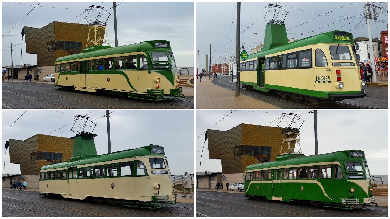 Blackpool Heritage Tram Tours Brush Car Running - 22nd September 2017