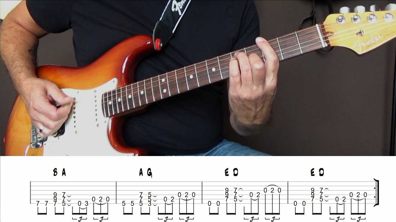 Blues Rock E Pentatonic Open