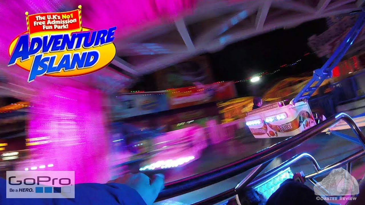 Pharaoh's Fury | On Ride | Night - Adventure Island POV
