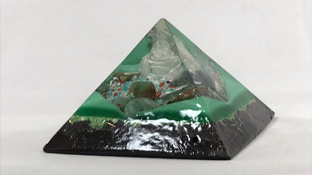 Look at this quartz Buddha Orgone Generator