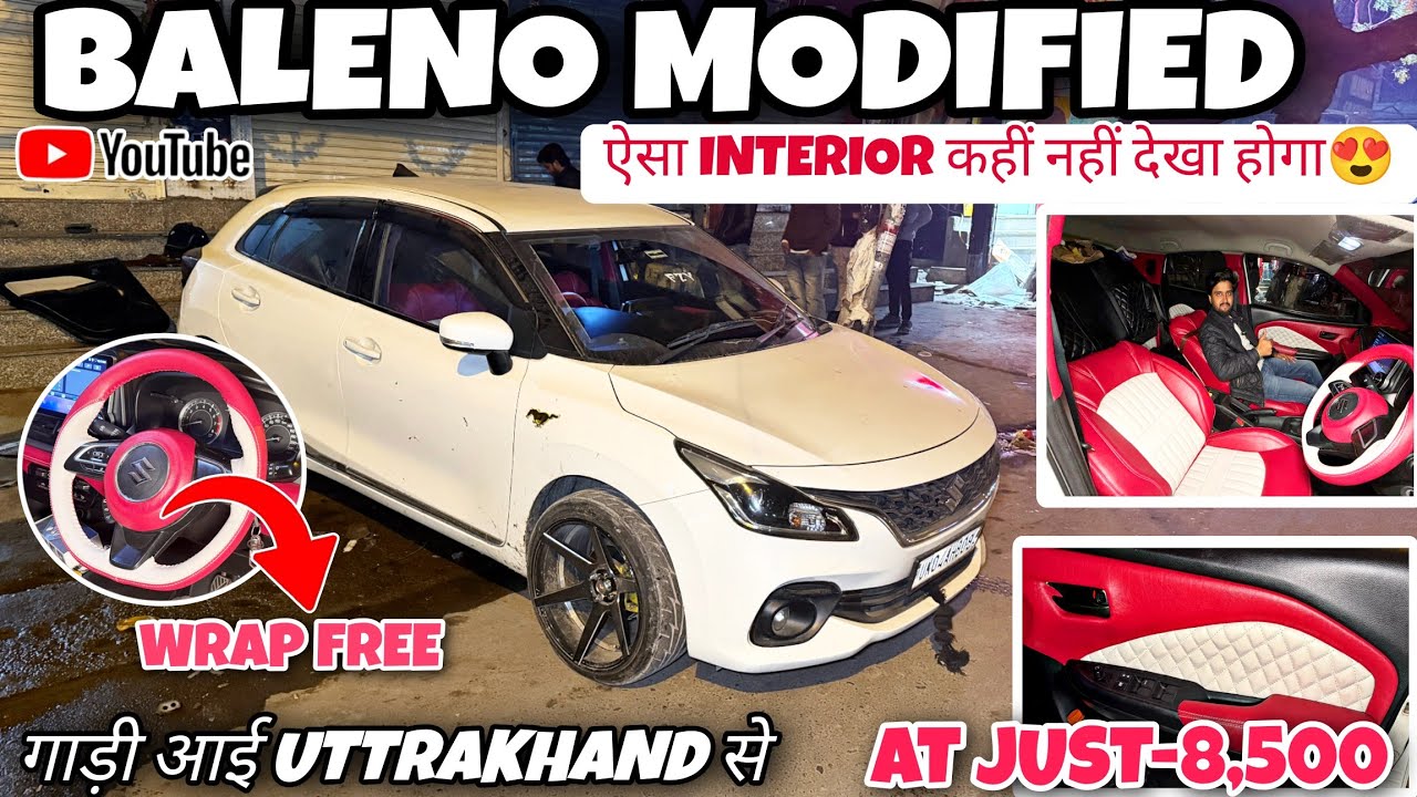 BALENO MODIFIED ✅LUXURY INTERIOR UPGRADE ✅PREMIUM QUALITY SEAT COVER ✅#trending #yotube #yt #maruti