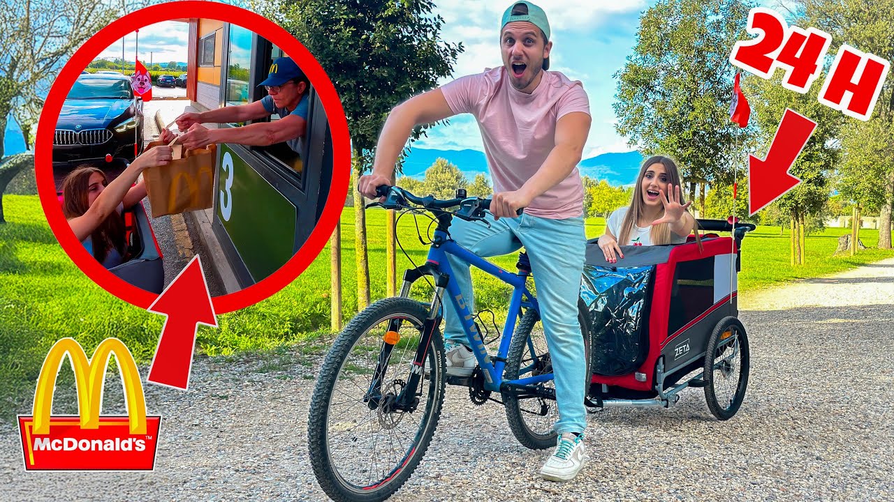 VIVIAMO 24 ORE in BICI! *SFIDA EPICA*🚲😱🤯 | MARTY E YUKO