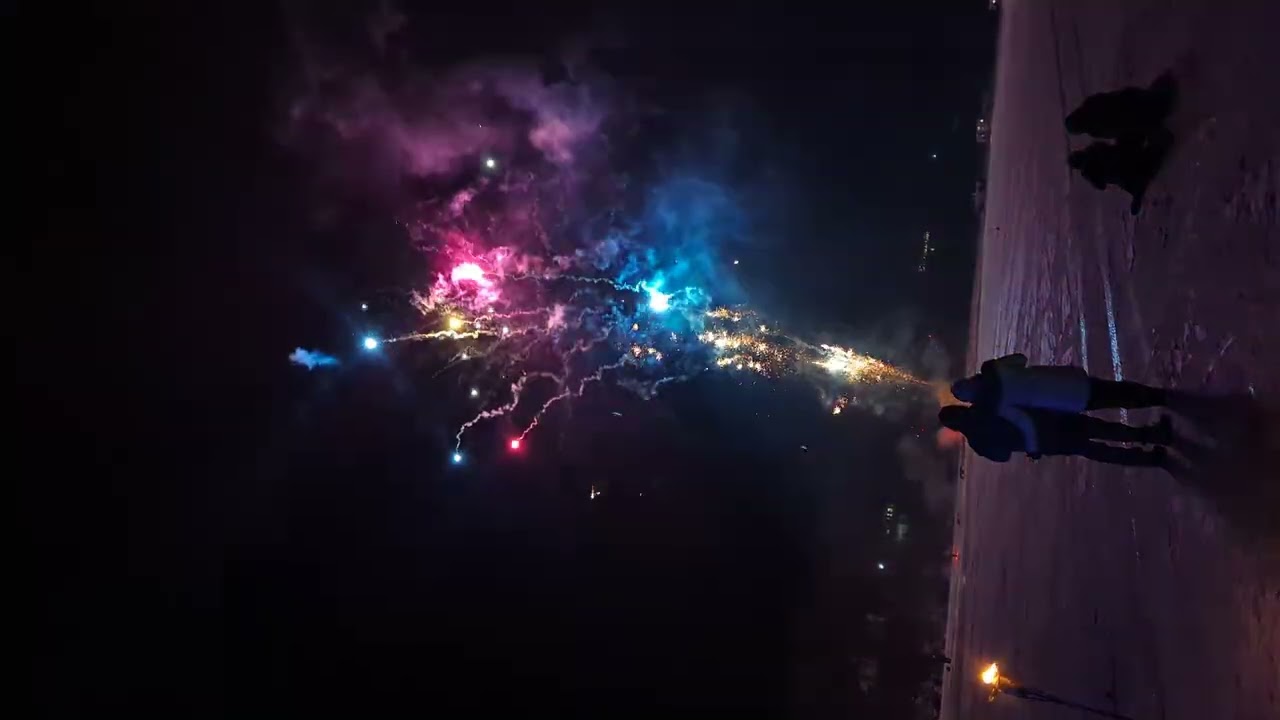 Fireworks at our Fire and ice festival 