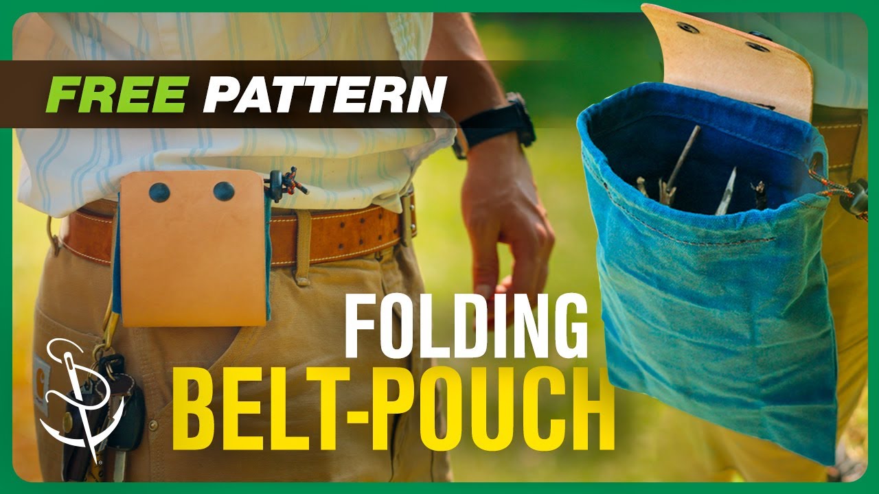 Off-Grid Leathercraft: How to Make a Dump Pouch | FREE PATTERN