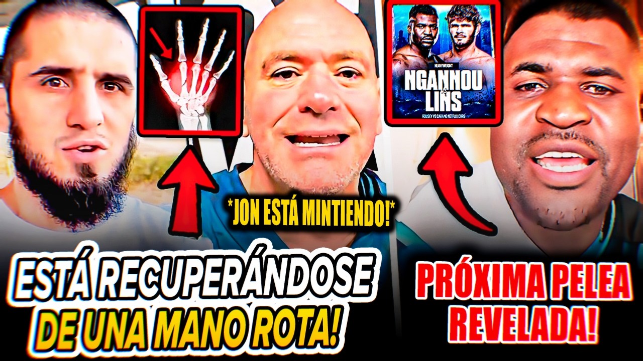 ¡Islam Makhachev LESIONADO! ¡Dana White RESPONDE con todo a Jon Jones! ¡Francis Ngannou vs Lins!