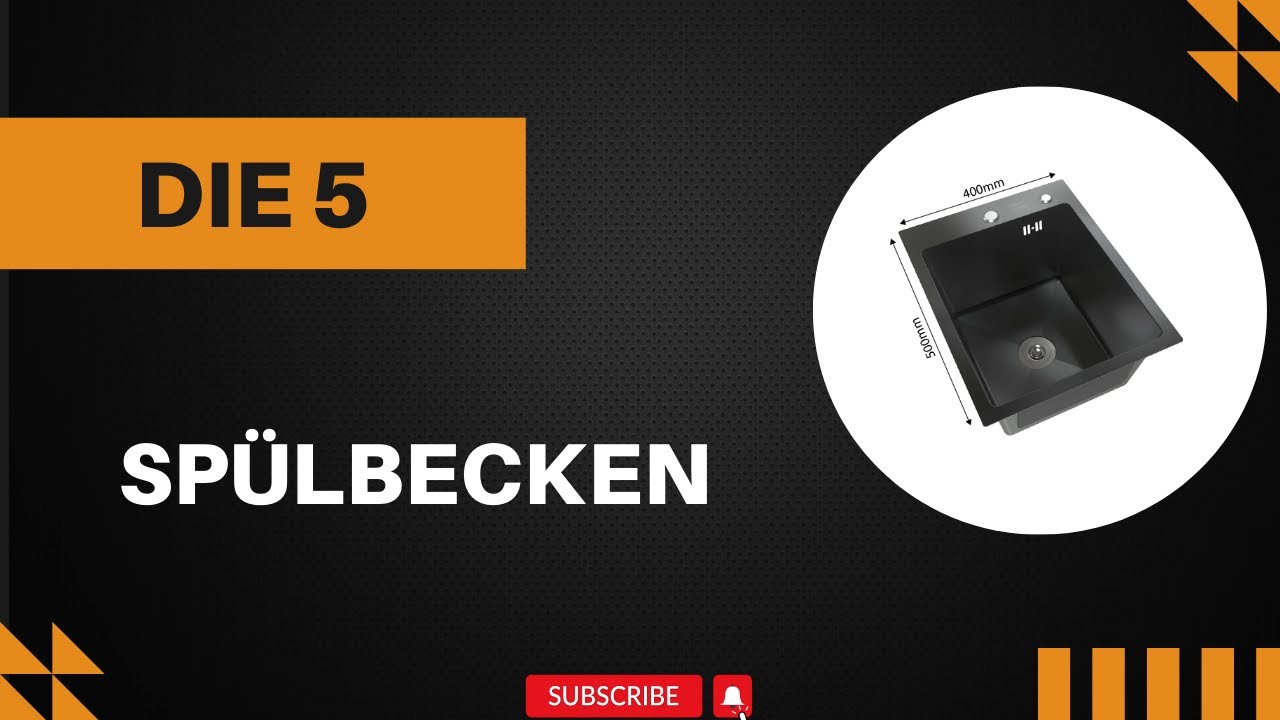 Die 5 Besten Sp&uuml;lbecken Test 2026 - Besten Sp&uuml;lbecken Vergleich
