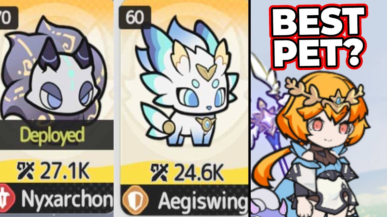 WHO IS THE BEST MYTHIC PET? Nyxarchon, Aegiswing and Pandarial explained | Sword x Staff