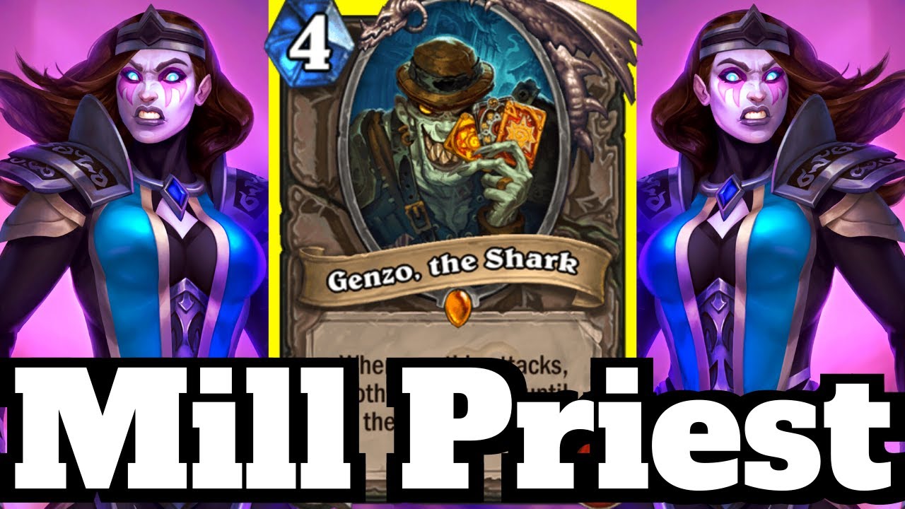 NEW Mill Priest OTK with Genzo the Shark?!?! | Hearthstone