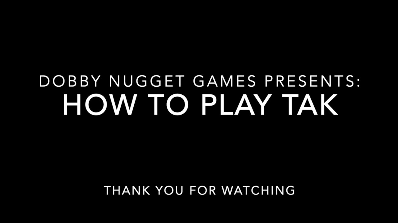 How to Play Tak - A Beginner's Guide