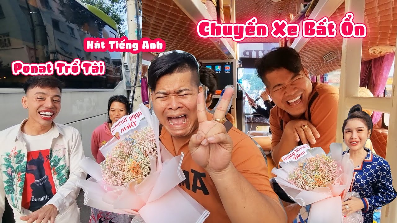 Chuyến Xe Bất Ổn Thu Phương Troll POnat Hát Tiếng Anh CƯời Đau Bụng