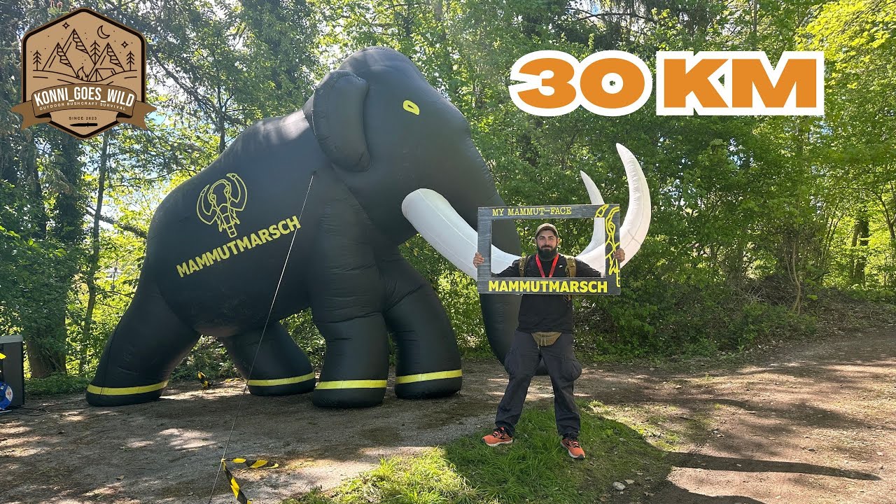 30 Km [ #mammutmarsch ] in M&uuml;nchen 2024 🦣