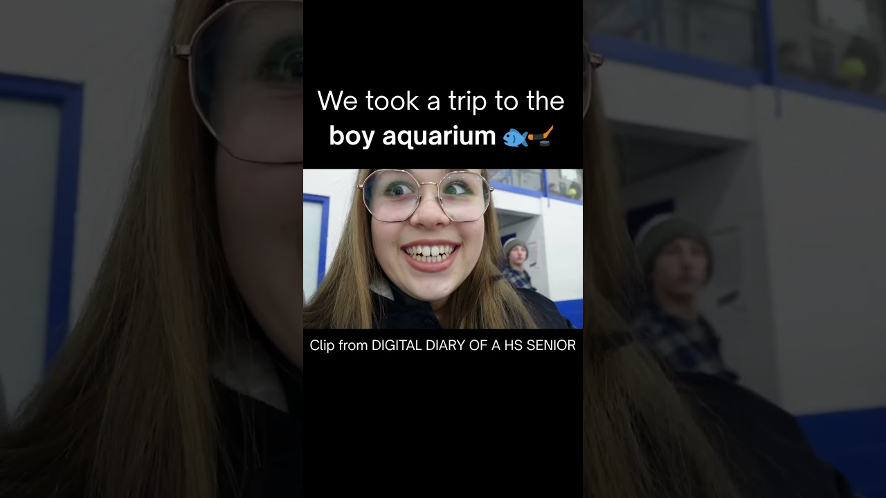 We took a trip to the boy aquarium 🐟🏒 #hockey #boyfriend #vlog #highschool