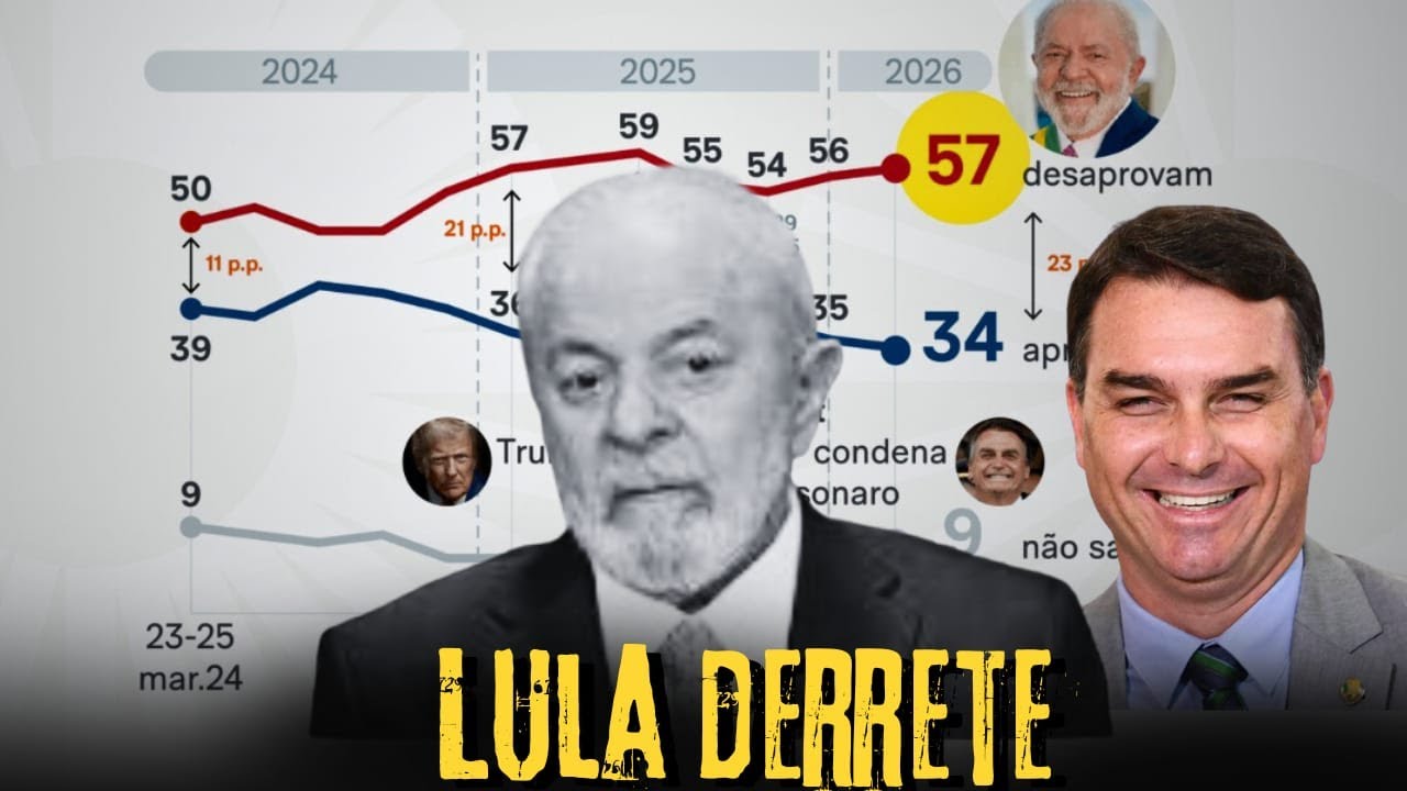 LIVE 2332: MAIS DA METADE DA POPULAÇÃO REJEITA LULA + A ESTRATÉGIA DE VALDEMAR PARA FLÁVIO