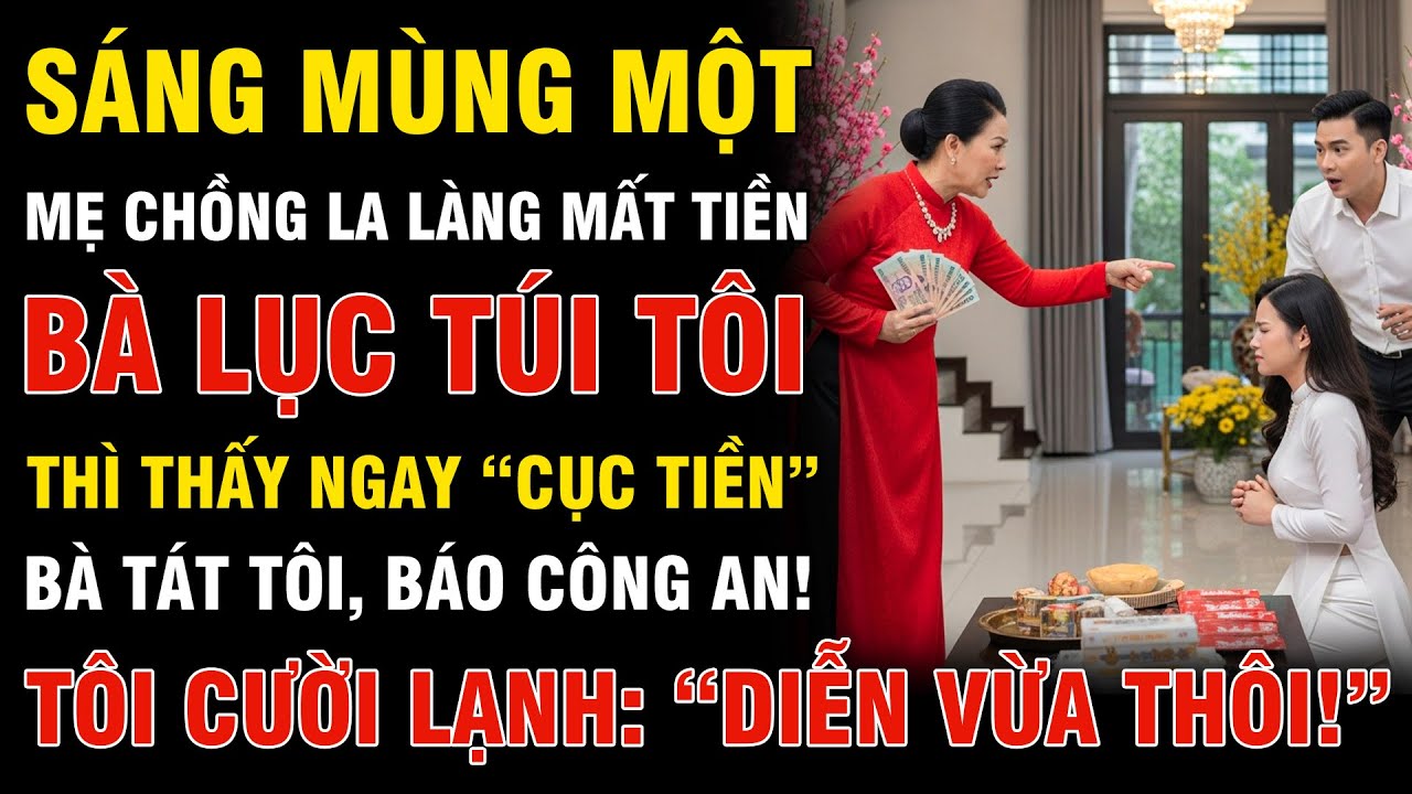 Mẹ Chồng Và Em Chồng Vu Tôi Ăn Cắp Tiền Ngay Sáng Mùng 1 Tết – Cái Kết Khiến Họ Bẽ Mặt Trước Dòng Họ