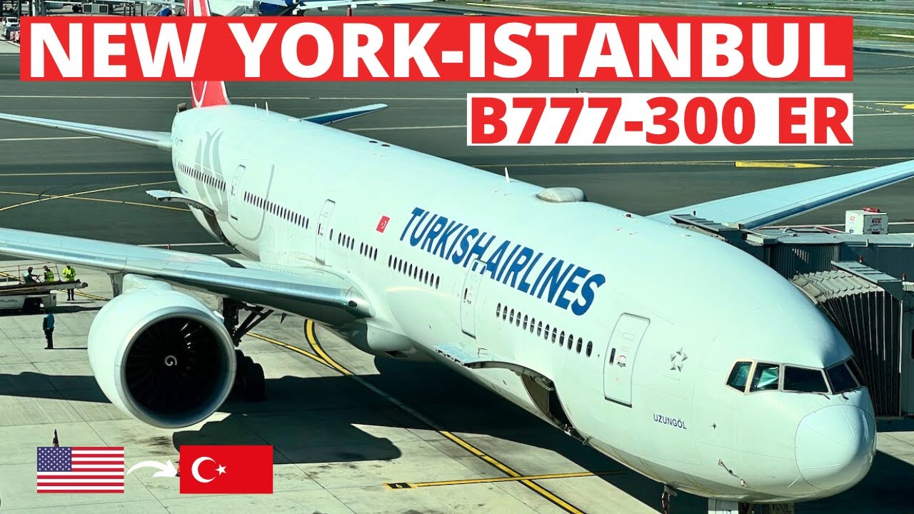 Trip Report |Turkish Airlines | New York-Istanbul |Boeing 777-300 ER| Turkish airlines economy class