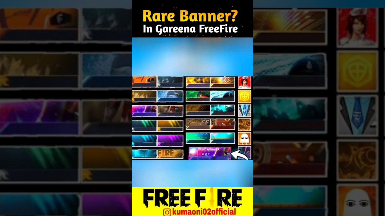 Who was The Most Rare Banner In Gareena FreeFire, #ff #fact #freefire #shorts
