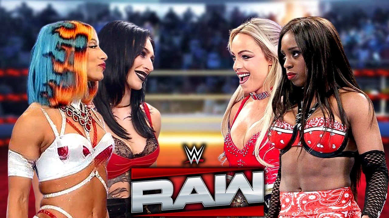 Полный матч: Риа Рипли и Саша Бэнкс против Лив Морган и Наоми | WWE RAW 20.03.2026