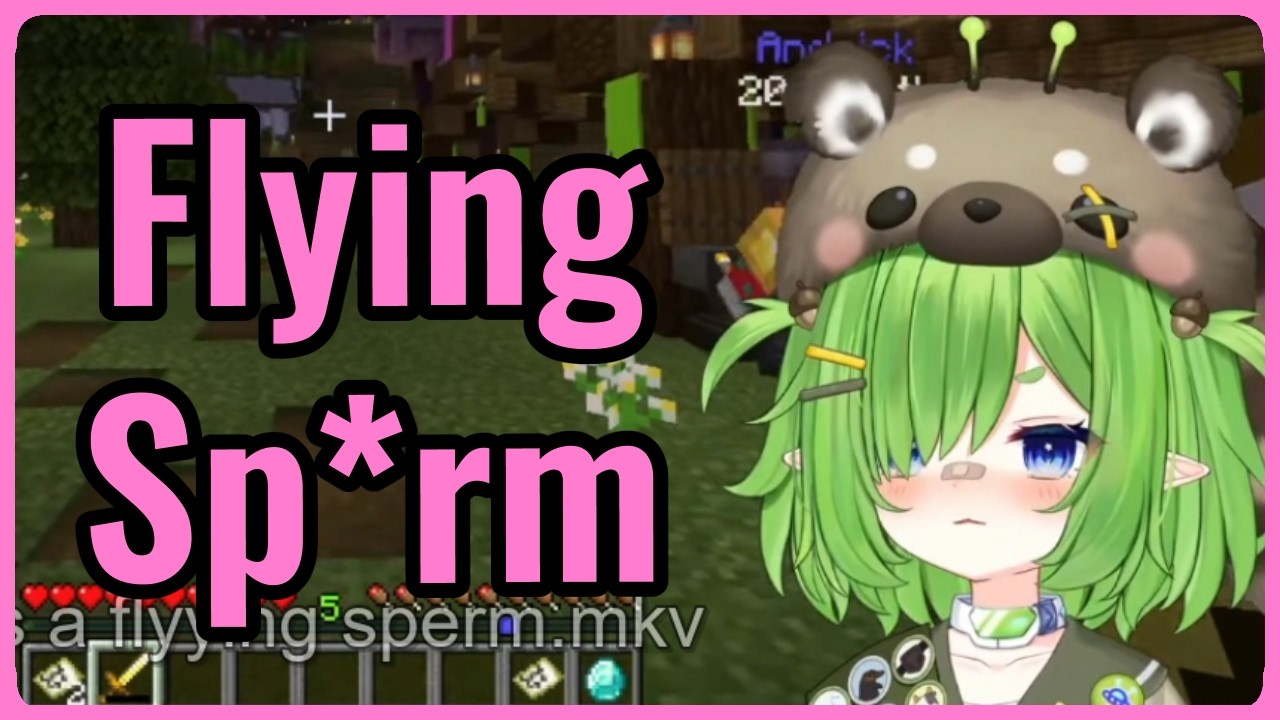 It's a flying sp*rm