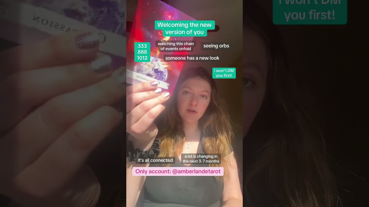 Welcoming th new version of you - Amber Lande Tarot