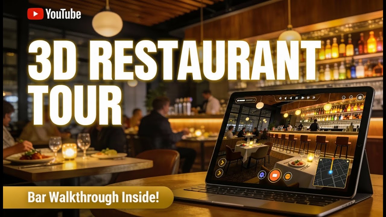 Stunning 3D Virtual Tour: Restaurant & Bar Walkthrough! #immersiveexperience #3dtour #restauranttour