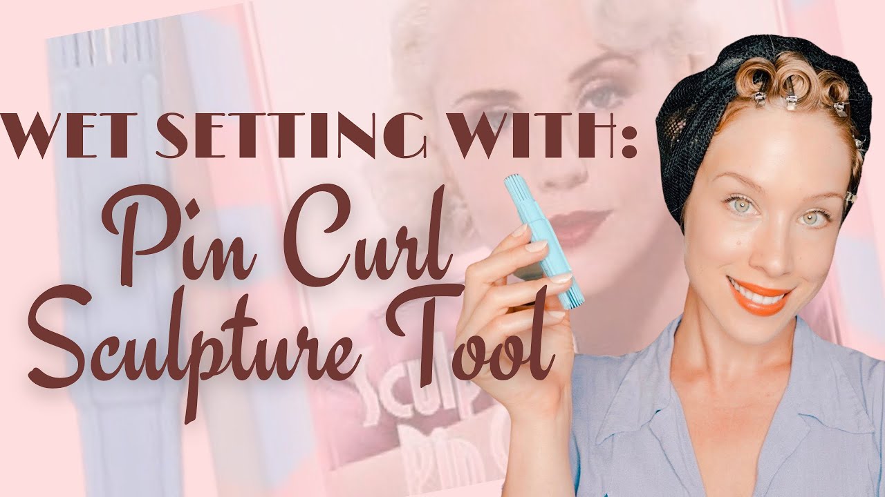 How I use the Pin Curl Sculpture Tool for Vintage Hair Setting