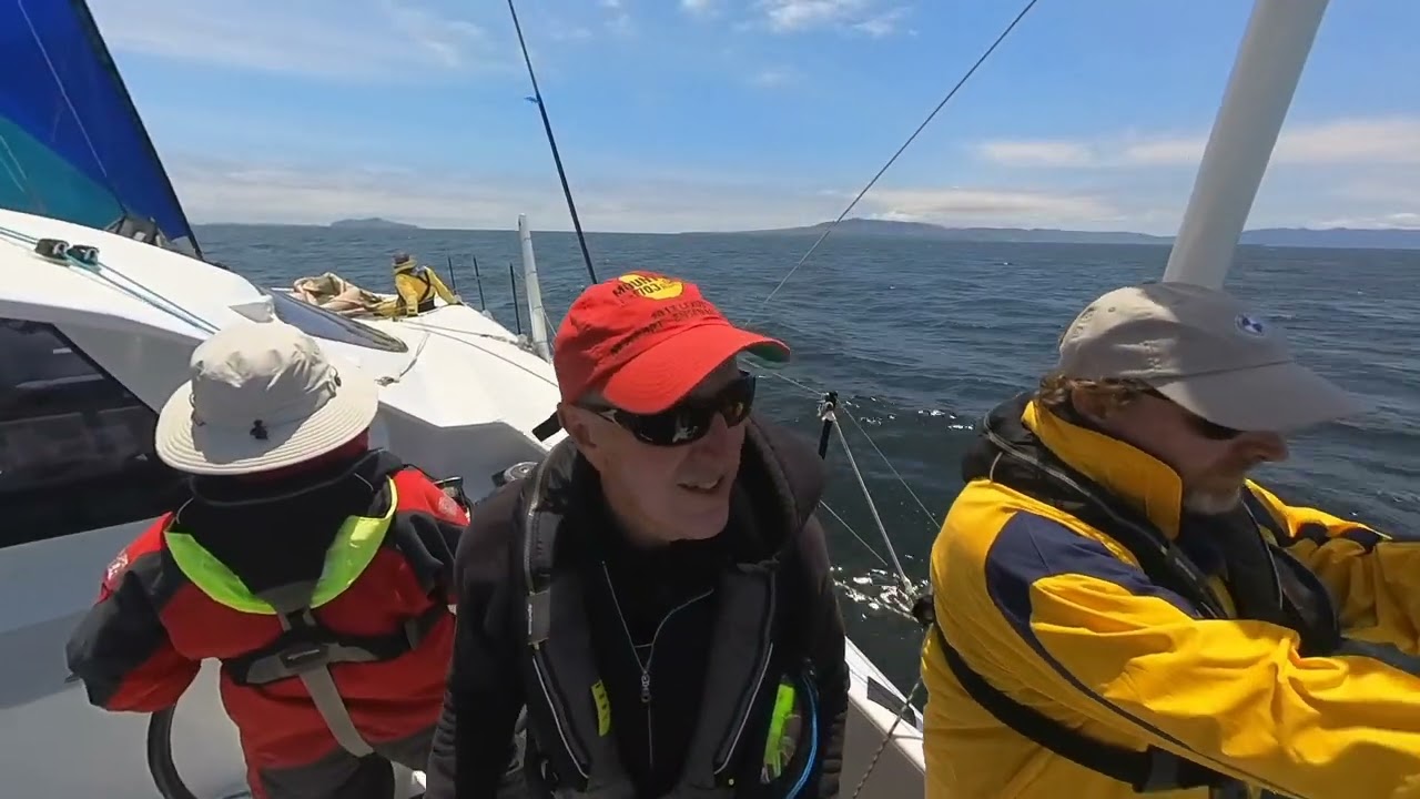 2025 Hardway race onboard Wahoo catamaran