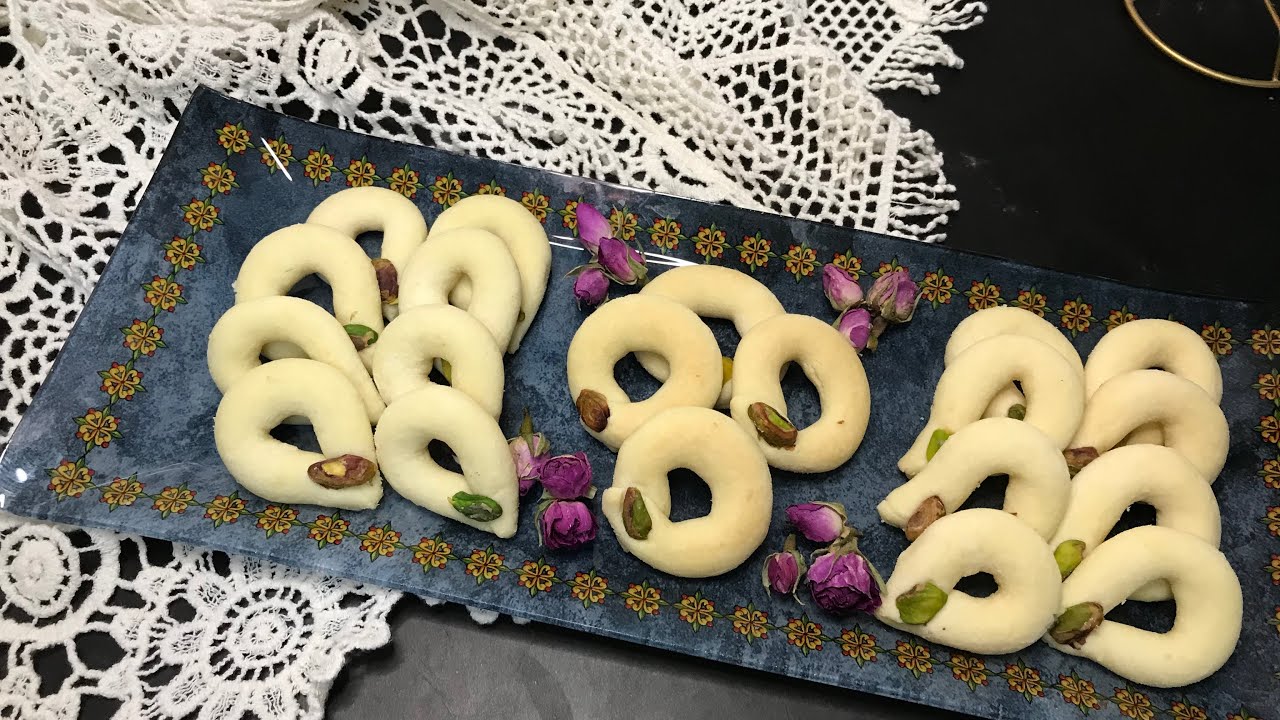 أسهل وأضمن طريقة لعمل غريبة العيد😋😋اكثر من رائع بتدوب بالتم💯 | اولجين مجيد