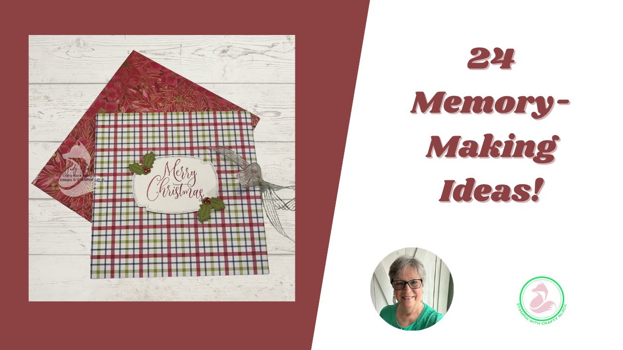 DIY Advent Calendar Book – 24 Free Christmas Memory-Making Ideas! | Stampin’ Up! Tutorial