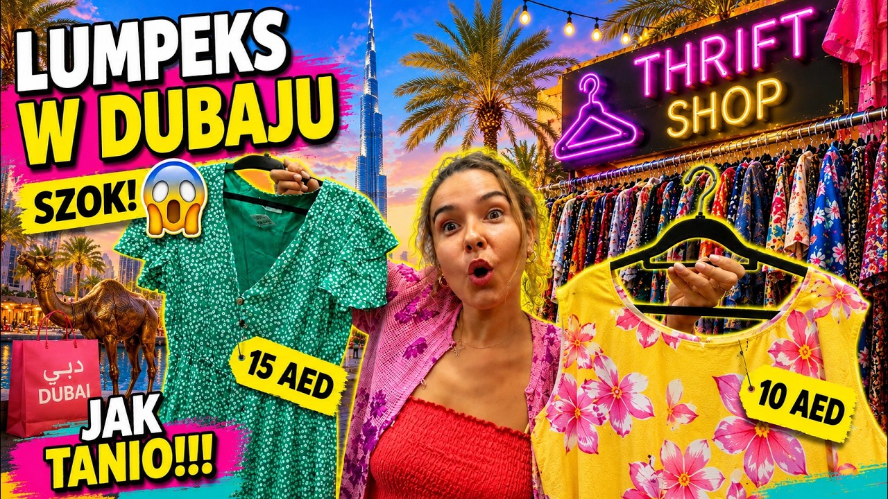 🛍️ SECOND HAND HAUL w Dubaju 🇦🇪 CO ZNALAZŁAM W LUMPEKSIE?! 👠👗👜