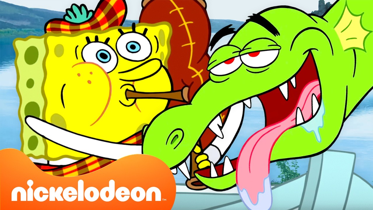 스폰지밥의 비키니 시티 밖 1시간 모험 ✈️ | 니켈로디언 코리아