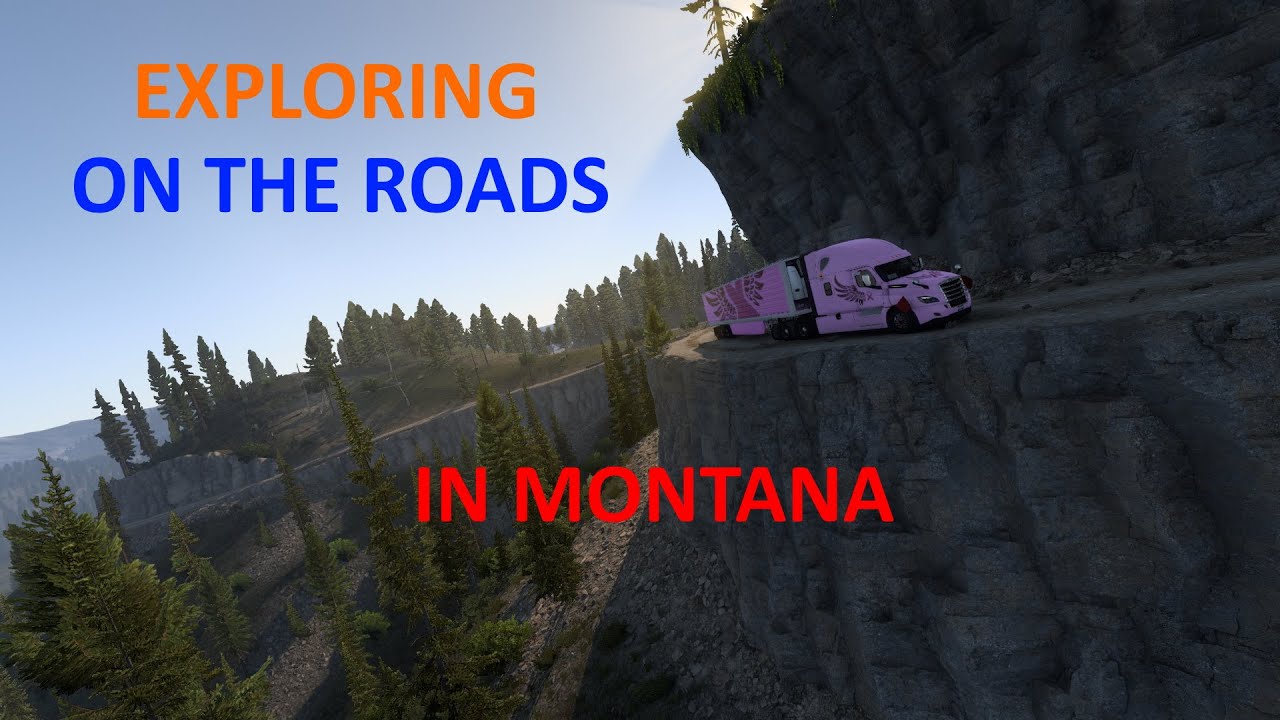 Exploring On The Roads in Montana | Mesmerizing Views & Secret Road | American Truck Simulator | TMP