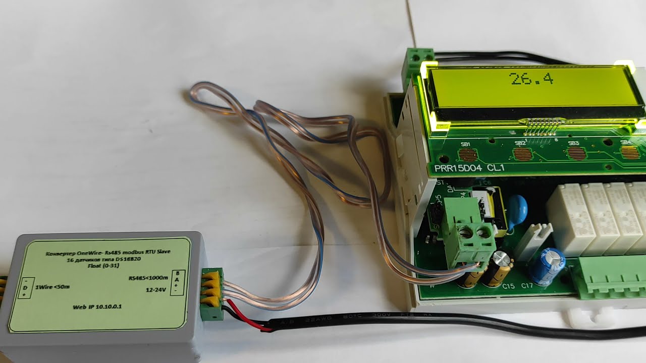 Конвертер OneWire- RS485